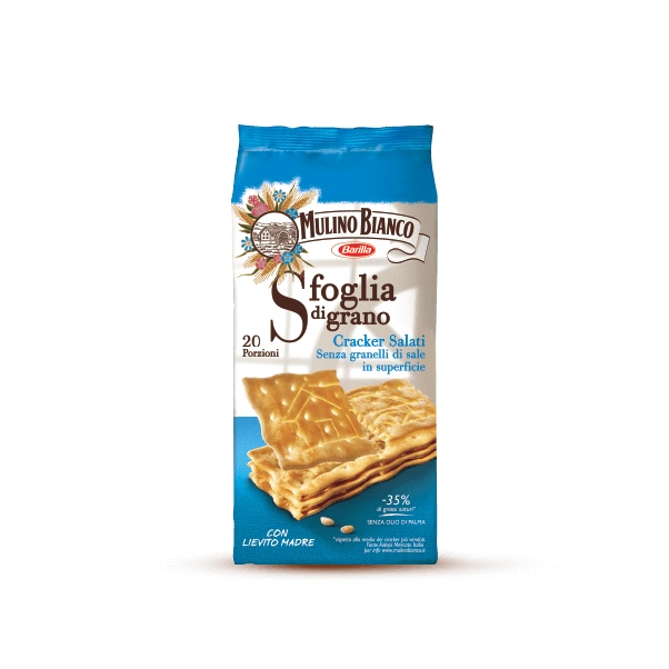 Sfoglia di grano Cracker a ridotto contenuto di sale