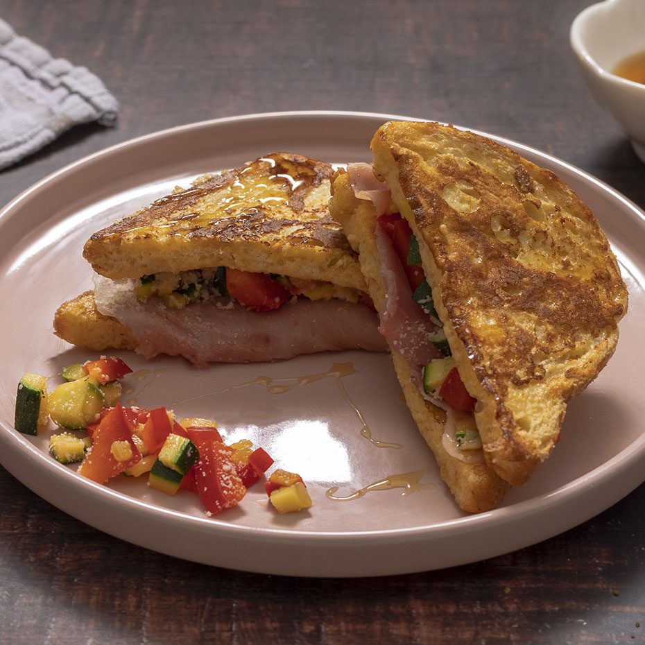 French Toast Salato ricetta dal cuore filante Mulino Bianco